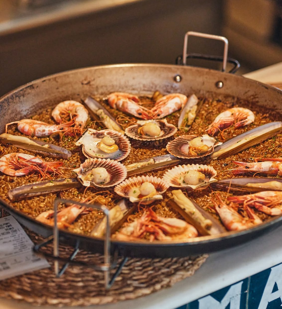 Detalle de paella de Can Fisher